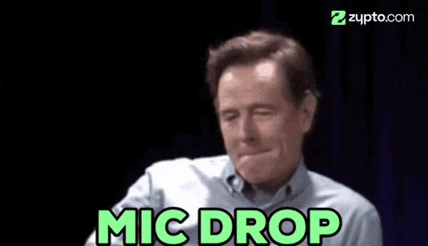 Confident Mic Drop Crypto GIF. This 480 x 276 animated GIF is part of our mic drop collection. Related themes include crypto, im out, zypto. Created by…