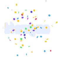 Congrats Confetti Sticker