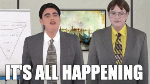 Congratulations Congrats GIF. This 498 x 280 animated GIF is part of our the office its happening collection. Related themes include amazing, celebrate…