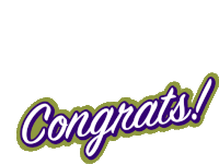 Congratulations Congrats Sticker