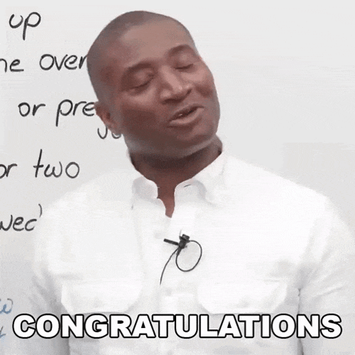 Congratulations Jamesesl English Lessons GIF