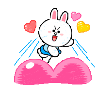 Cony Hearts Sticker