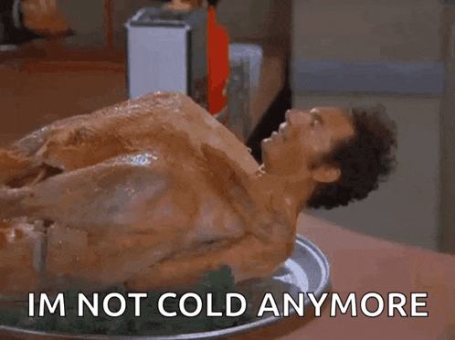Cooked Myself Turkey Kramer GIF