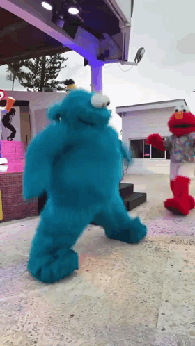 Cookie Monster Dance Gif GIF. This 280 x 498 animated GIF is part of our cookie monster collection. Related themes include dance. Created by DrBaleckouille…