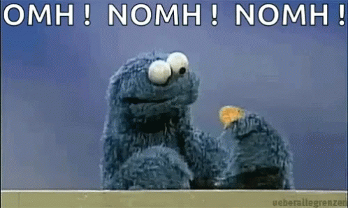 Cookie Monster Hungry GIF