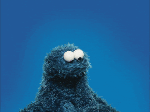 Cookie Monster Love GIF
