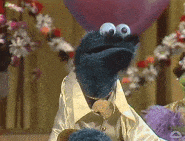 Cookie Monster Muppets GIF