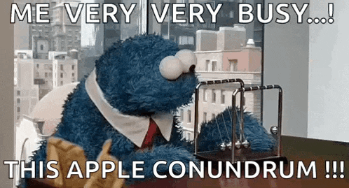 Cookiemonster Verybusy GIF