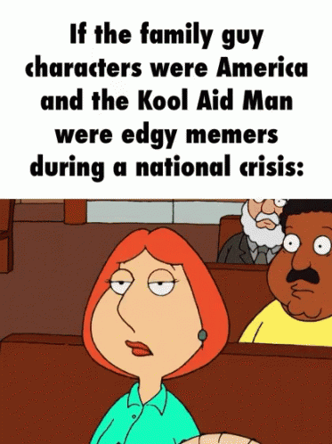 Cool Aid Family Guy GIF. This 373 x 498 animated GIF is part of our kool aid man oh yeah collection. View the original animation, share it, or browse…