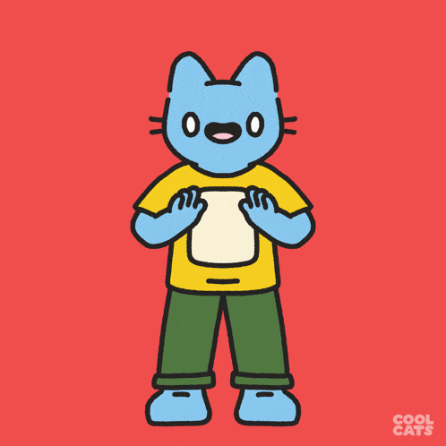 Cool Cats Blue Cat GIF