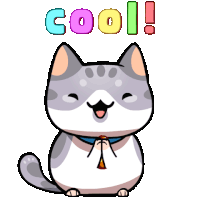 Cool Happy Sticker