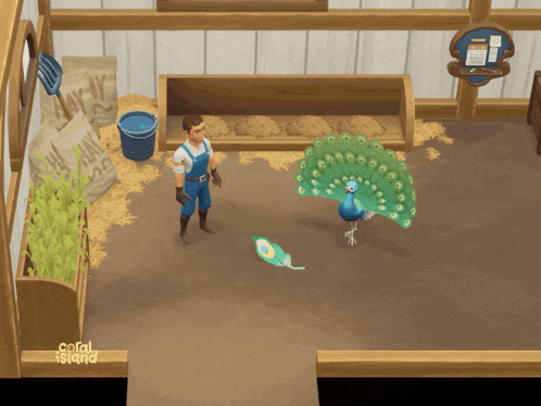 Coral Island Stairway Games GIF