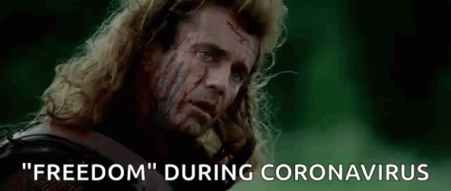 Coronavirus Freedom Coronavirus GIF. This 498 x 211 animated GIF is part of our mel gibson freedom collection. Related themes include braveheart. Created by…