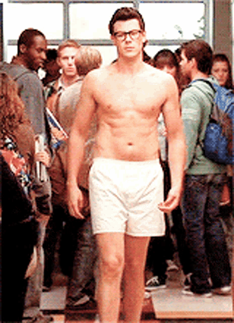 Cory Monteith Glee GIF