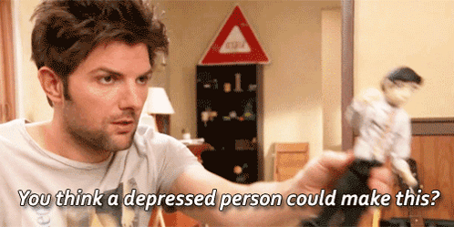 Could A Depressed Person Make This Parks And Rec GIF