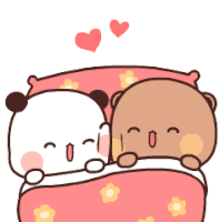 Couple Petting Sticker