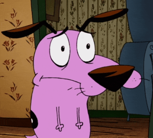 Courage The Cowardly Dog Courage Mad GIF