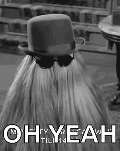 Cousin Itt Addams Family GIF