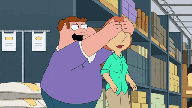 Covering Eyes Family Guy GIF
