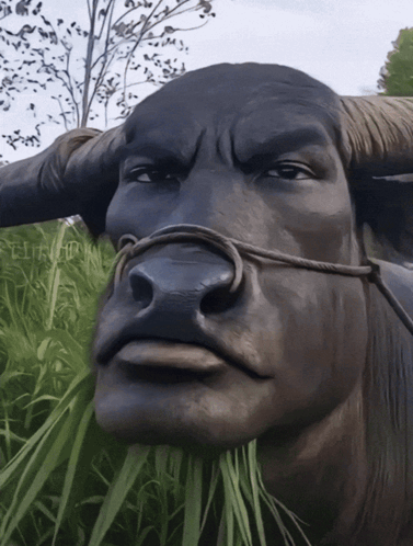 Cow Cow Eating Grass GIF