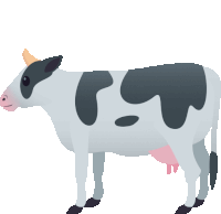 Cow Nature Sticker