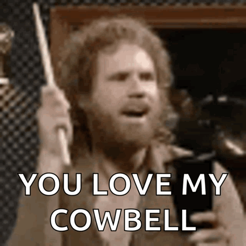 Cowbell GIF. This 498 x 498 animated GIF is part of our more cowbell collection. Created by NothingSkyeX. View the original animation, share it, or browse…