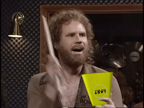 Cowbell More Cowbell GIF. This 498 x 374 animated GIF is part of our more cowbell collection. Created by SandLot408. View the original animation, share it…
