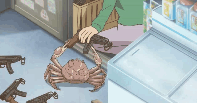 Crab Gun Meme