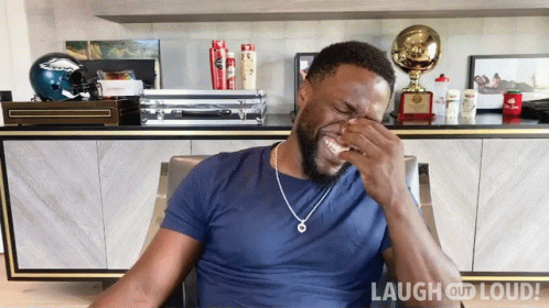 Cracking Up Kevin Hart GIF. This 498 x 280 animated GIF is part of our kevin hart nigga collection. Related themes include funny, hahaha, laughing. Created…