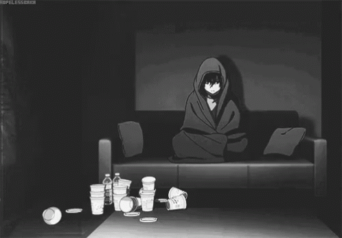 Crashing On The Couch GIF. This 498 x 346 animated GIF is part of our fetal position collection. Related themes include sad. View the original animation…