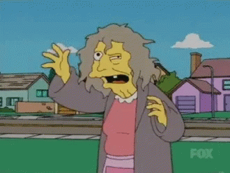 Crazy Lady Eleanor Abernathy GIF. This 330 x 248 animated GIF is part of our simpsons crazy cat lady collection. Related themes include the simpsons…