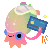 Credit Card Shopping Sticker