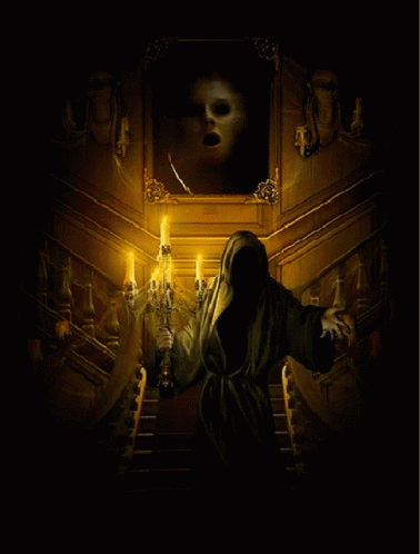 Creepy Horror GIF. This 378 x 498 animated GIF is part of our the strangers prey at night collection. Related themes include creepy, ghost, halloween…