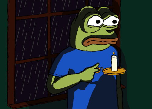 Creepy Pepe GIF. This 498 x 360 animated GIF is part of our pepe frog sad collection. Created by Brismall. View the original animation, share it, or browse…