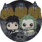Creepy Theater Beetlejuice Beetlejuice Sticker