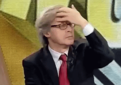 Cretino Scemo Idiota Stupido Vittorio Sgarbi Capra Non Ho Parole Smh Hairflip GIF. This 496 x 350 animated GIF is part of our sgarbi collection. Related…