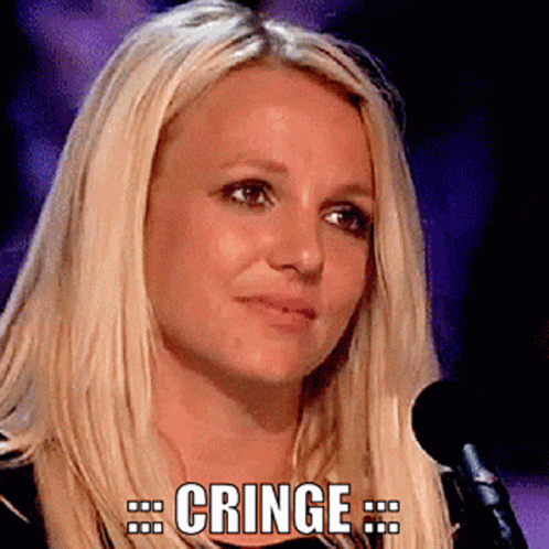 Cringe Britney Spears GIF