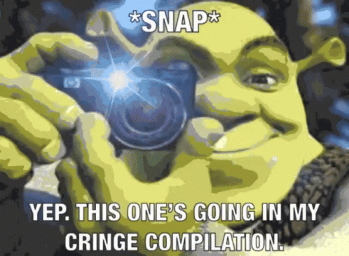 Cringe Meme Shrek GIF