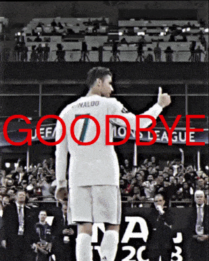 Cristiano Ronaldo Goodbye GIF
