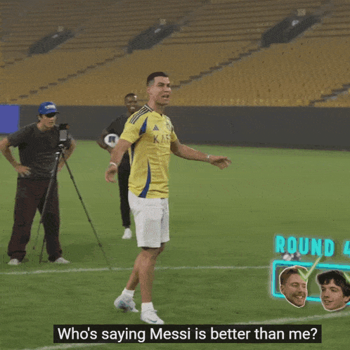 Cristiano Ronaldo Mr Beast GIF