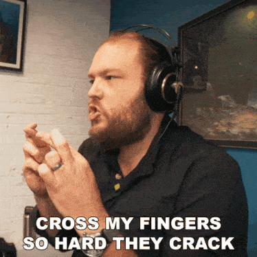 Cross My Fingers So Hard They Crack Sam Gorski GIF