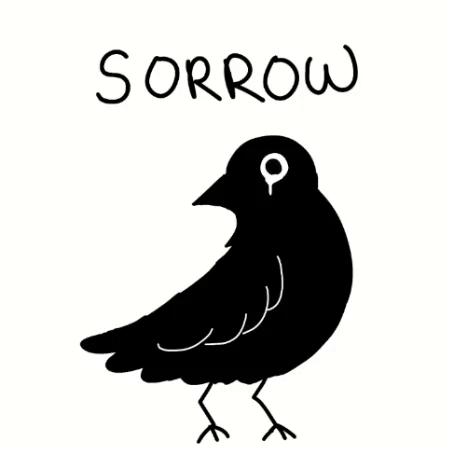 Crow Sad GIF