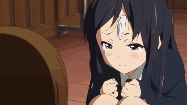 Crying Anime Cute GIF