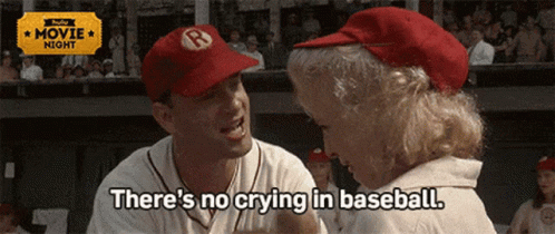 Crying Baseball GIF. This 498 x 210 animated GIF is part of our theres no crying in baseball collection. Related themes include baseball, crying. Created by…