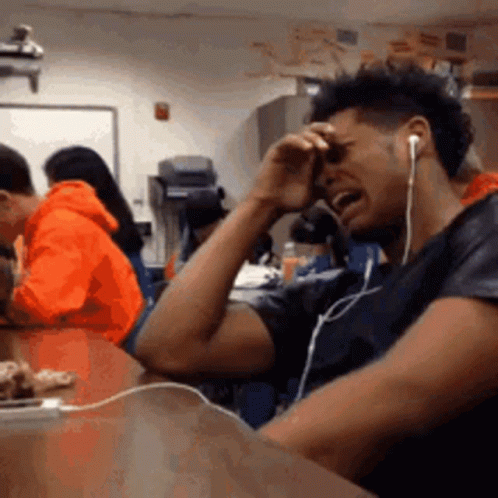 Crying Black Guy GIF