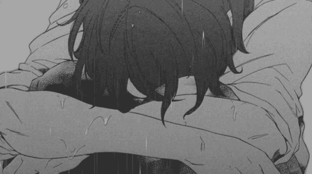 Crying Drenched GIF