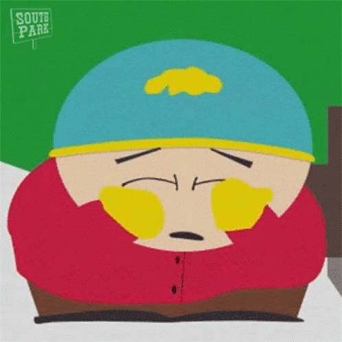 Crying Eric Cartman GIF