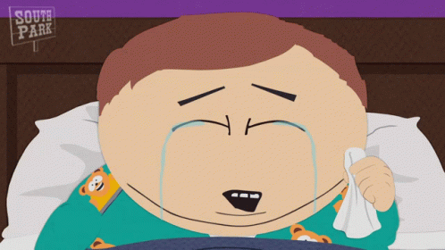 Crying Eric Cartman GIF