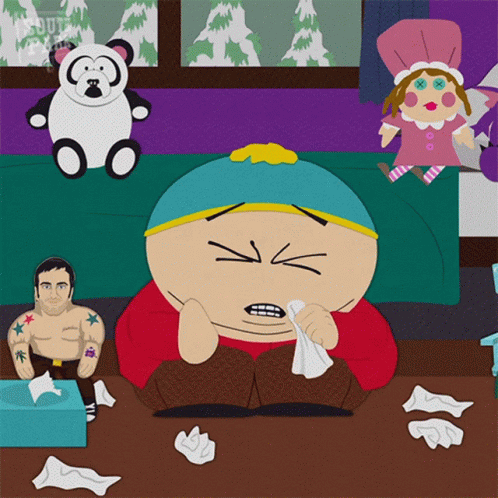 Crying Eric Cartman GIF