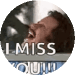 Crying I Miss You Sticker